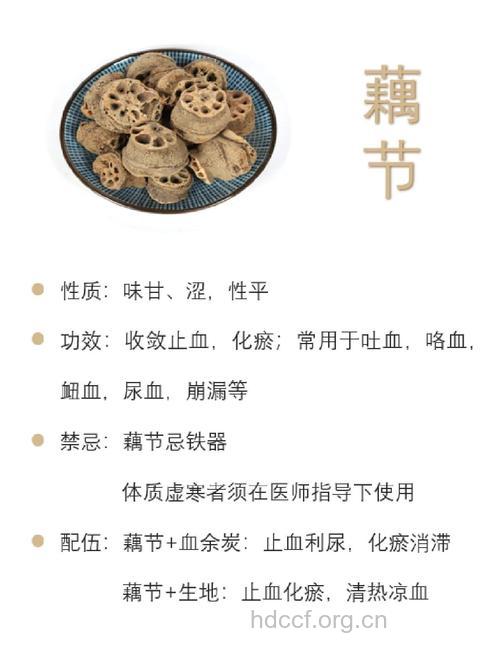 藕节的功效作用及用法