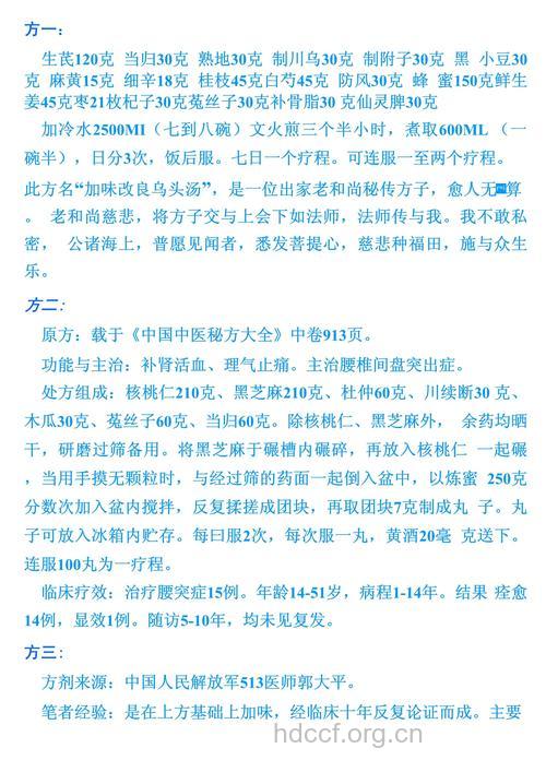 治疗腰椎间盘突出症的两款药酒方