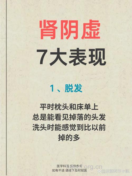 男人肾阴虚的症状表现有哪些