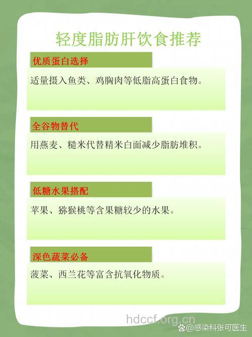 轻度脂肪肝患者怎样合理饮食