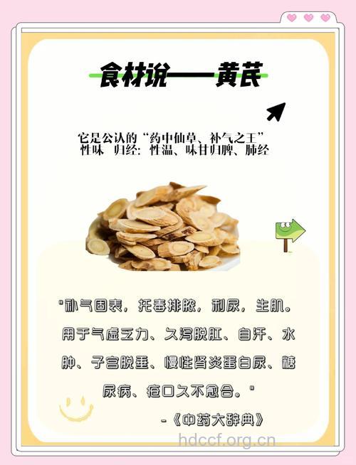 黄芪的治病功效及食疗方
