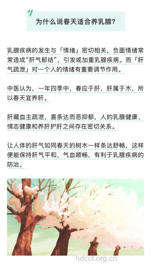春季为何高发乳腺疾病 中医如何应对