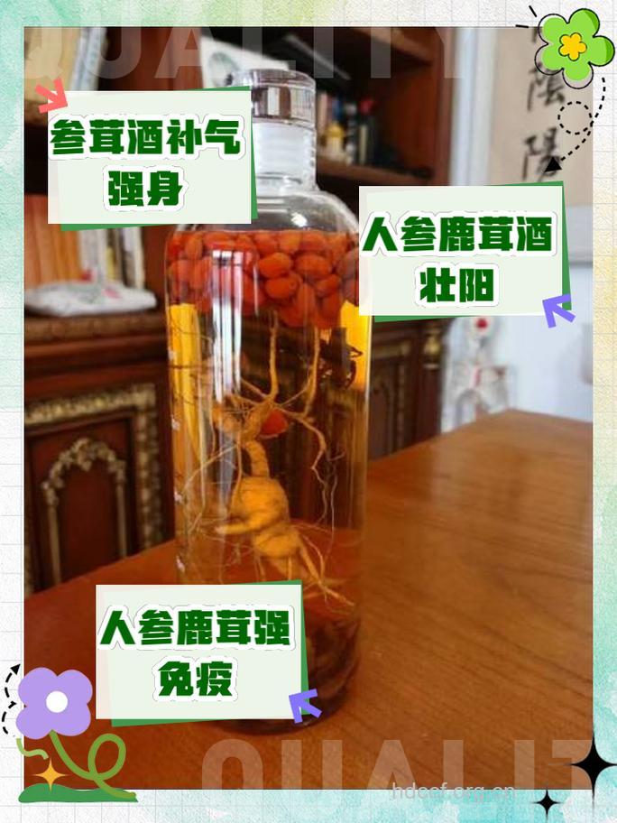 人参鹿茸泡酒怎么泡