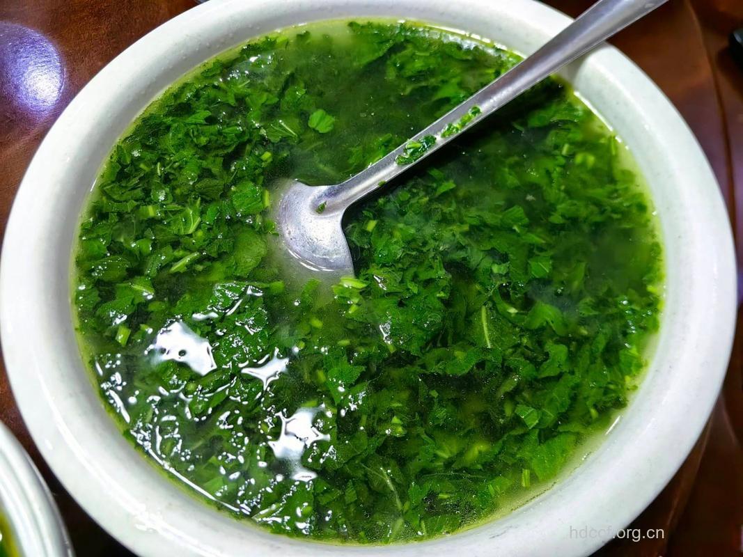 健脾消食养生食谱之苦菜酸辣汤