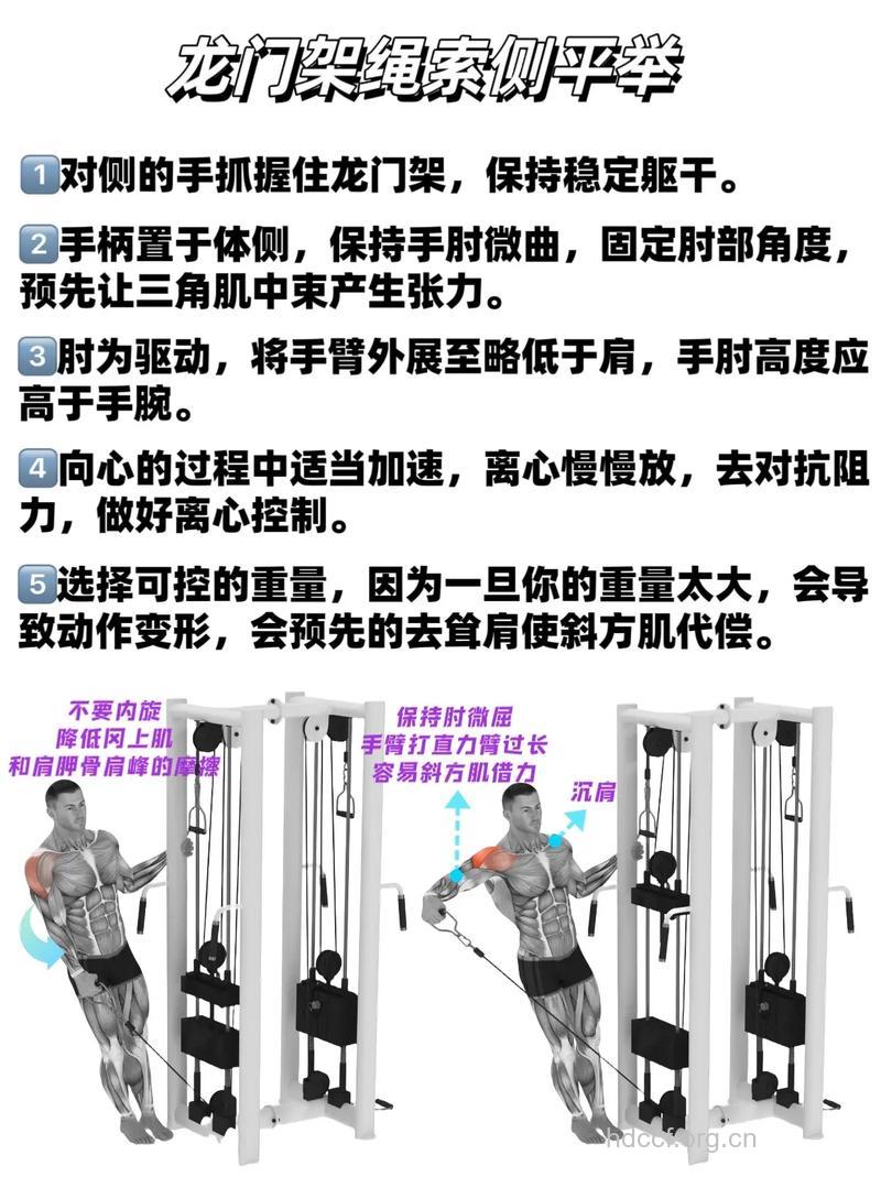 拉力器侧平举动作要领及注意事项