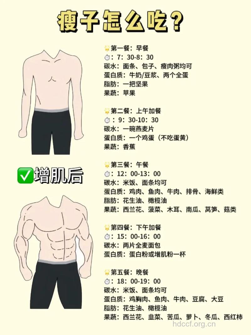瘦人如何增肌 这样饮食长肌肉