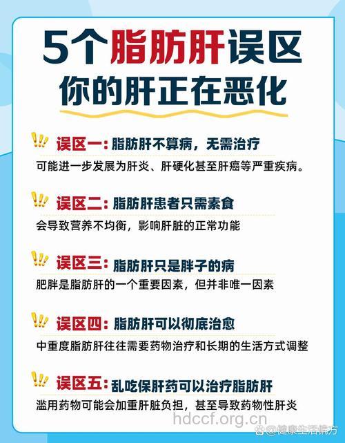 脂肪肝常识误区