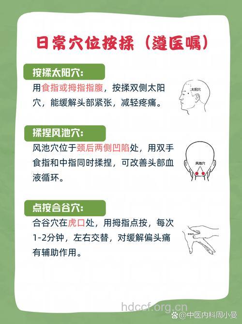 中医有哪些缓解偏头痛方法