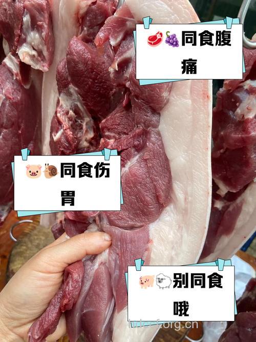 哪些食物不宜与猪肉一起食用