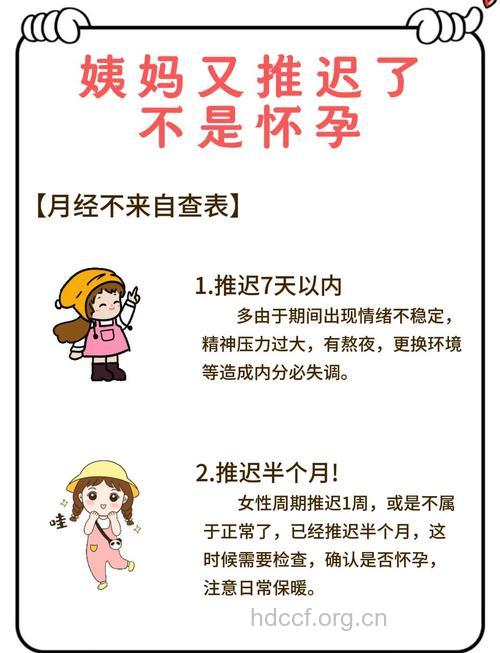 哪些因素会导致月经推迟