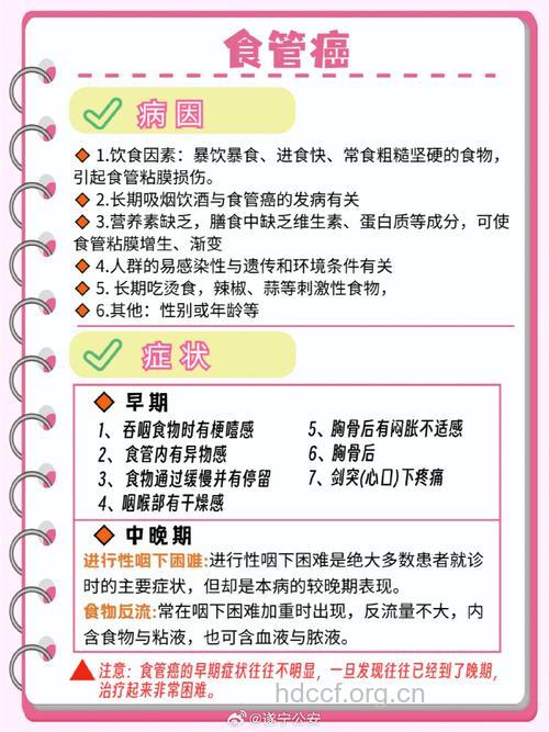 男性易患食道癌的若干原因
