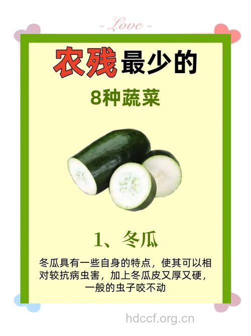 哪些蔬菜没什么农药残留物
