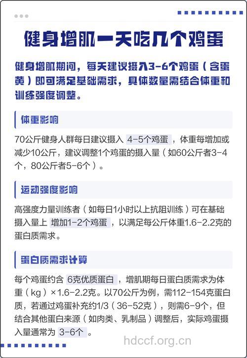 健身者一天要吃多少鸡蛋