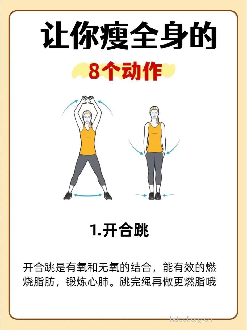 简单又有效的两种减肥操