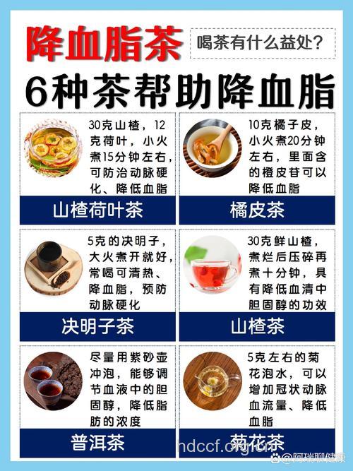 哪些药茶可防治高血脂