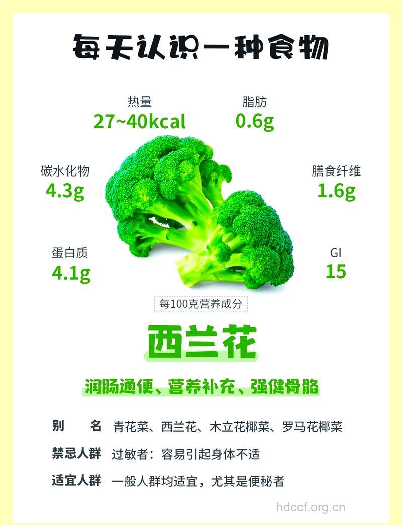 西兰花有哪些营养功效