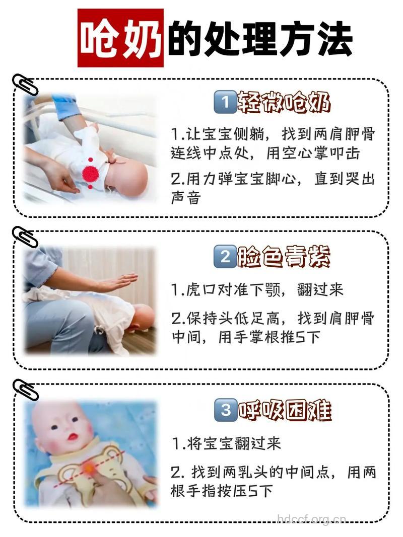 婴儿呛奶的急救措施
