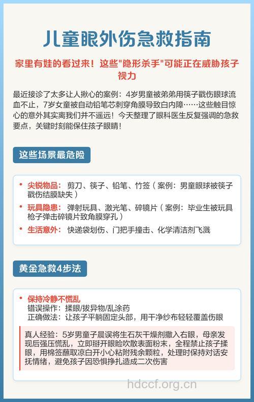 儿童眼外伤的应急措施