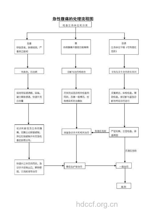 急性腹痛有什么处理原则