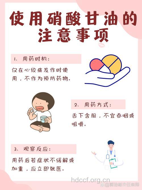 心绞痛服硝酸甘油急救需注意