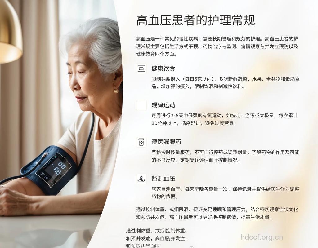 老年高血压的护理方法