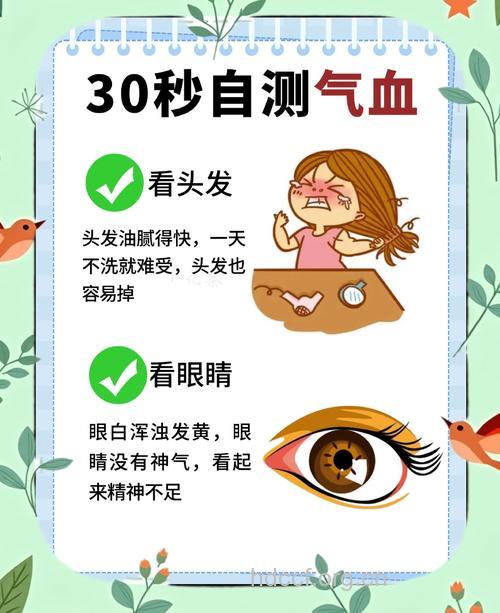女性气血不足从7个方面来判断