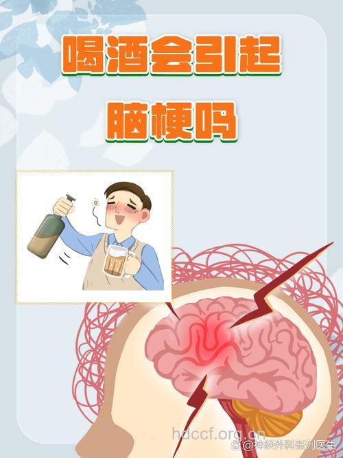 长期饮酒者警惕突发“脑梗死”