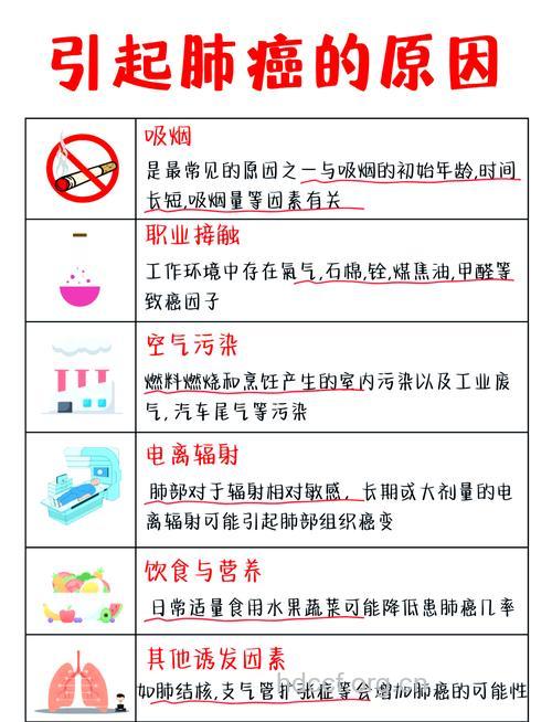 引发肺癌的病因是哪些呢