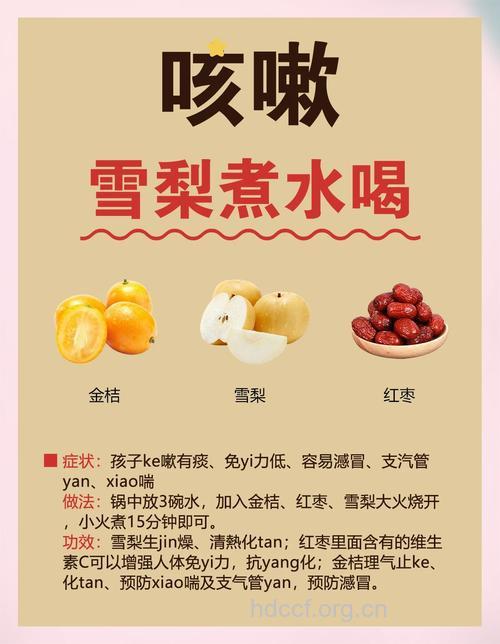 怎么吃梨可以治疗咳嗽