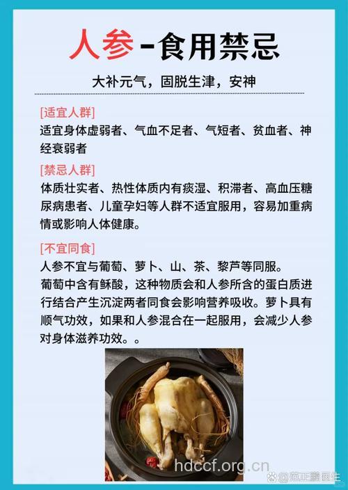 人参 哪些人不能吃人参