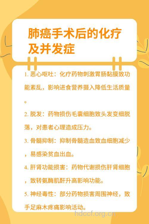 肺癌手术后会有哪些并发症