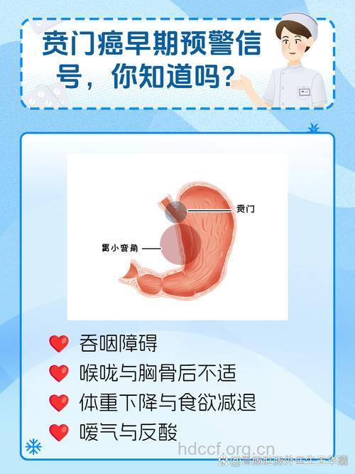 贲门癌的早期症状