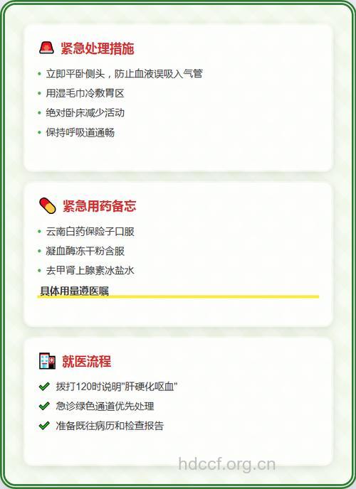 肝癌患者出现呕血怎么办