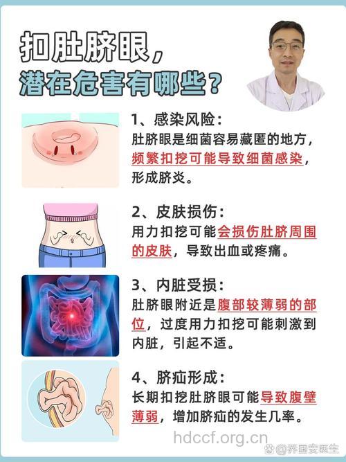 为什么不能抠肚脐眼?