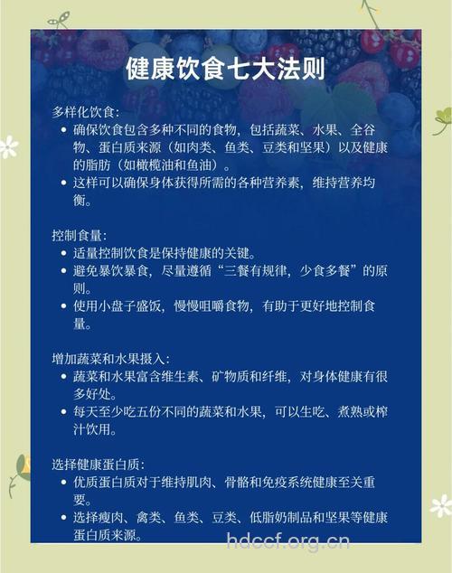 你知道健康饮食七字诀？