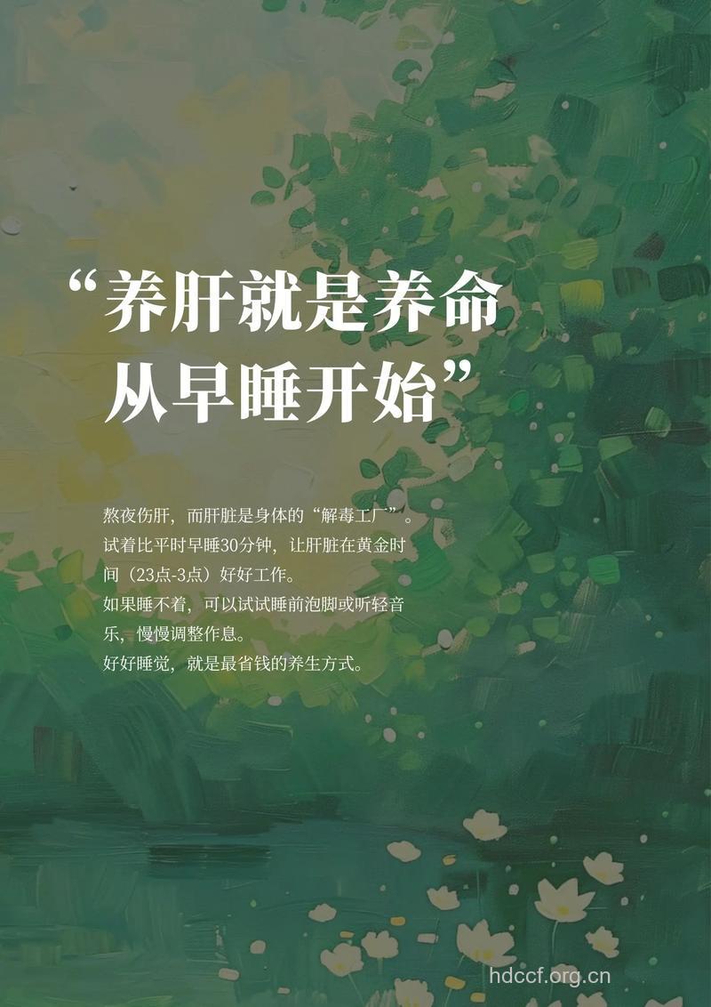 预防肝癌应当保证好睡眠