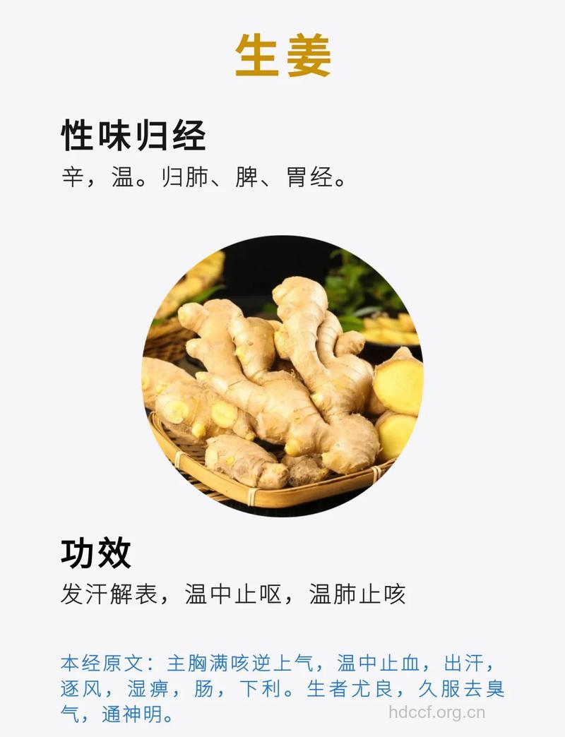 揭密生姜的功效与作用