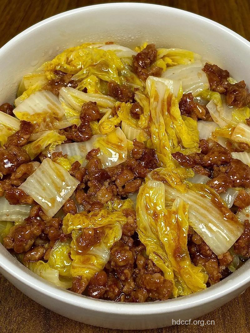 肉末雪菜烤娃娃菜的做法大全