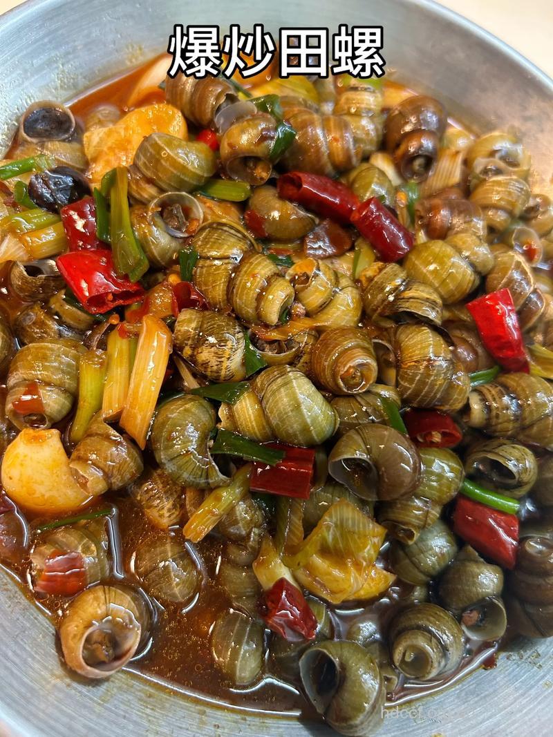 辣炒田螺的做法大全