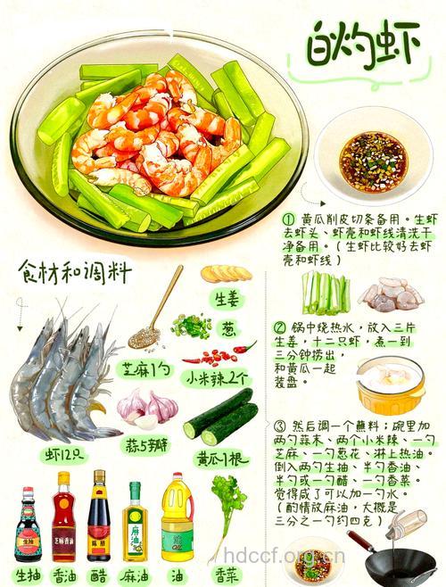 白灼虾的做法大全