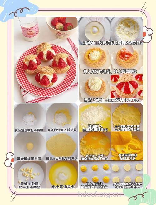 奶油泡芙的做法大全