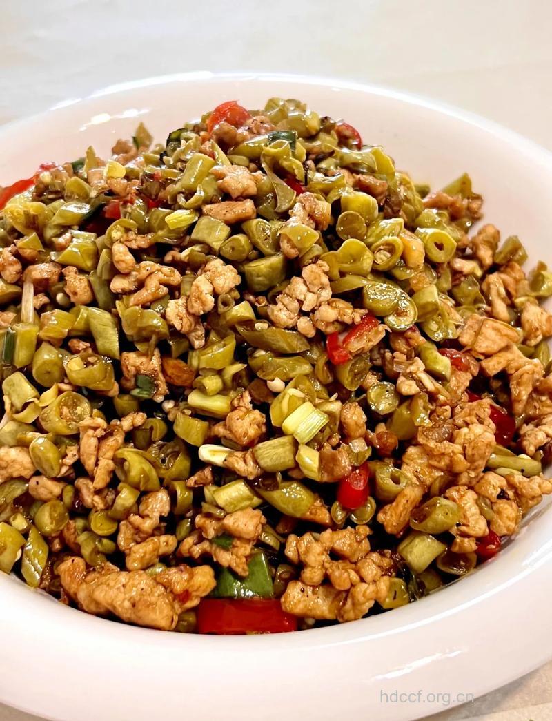 酸豆角炒肉丝的做法大全