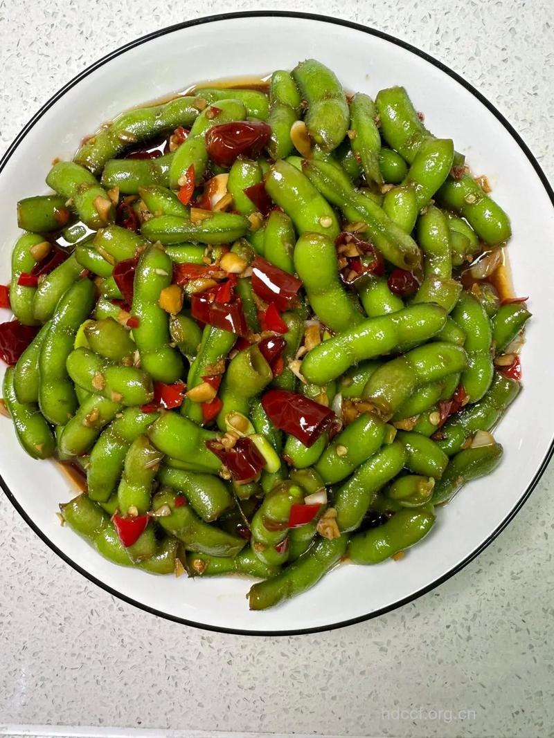 凉拌毛豆的做法大全