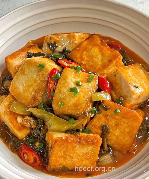 酸菜红油豆腐的做法大全