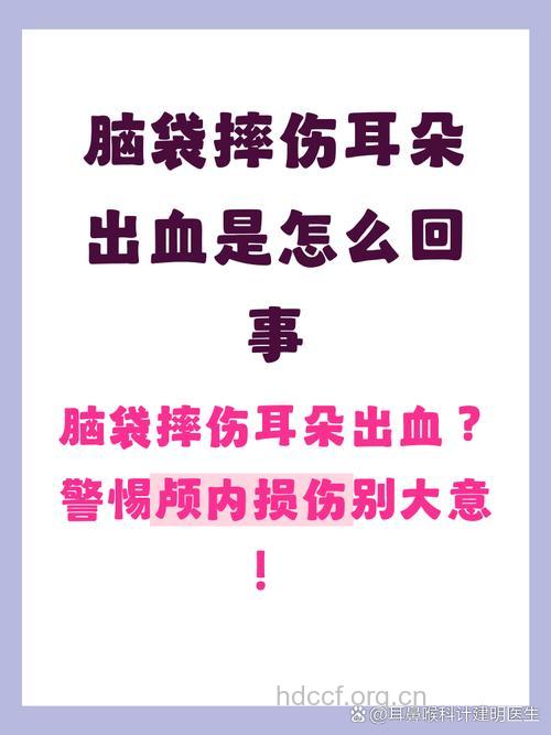 头部外伤耳鼻流血水 小心颅底骨折