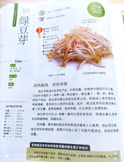 绿豆芽有什么营养价值？