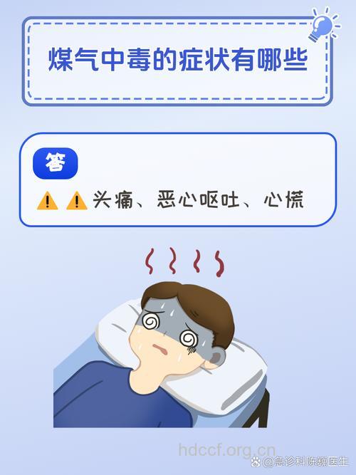 煤气中毒的症状表现