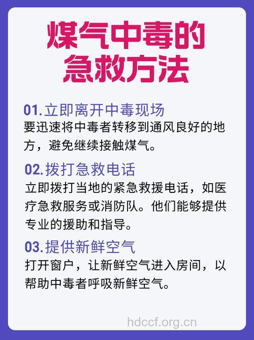 煤气中毒 怎么自救？