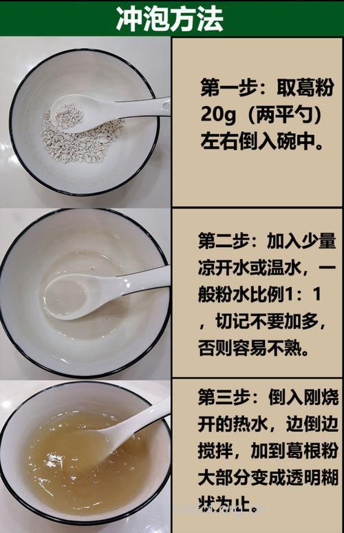葛根粉丰胸的吃法