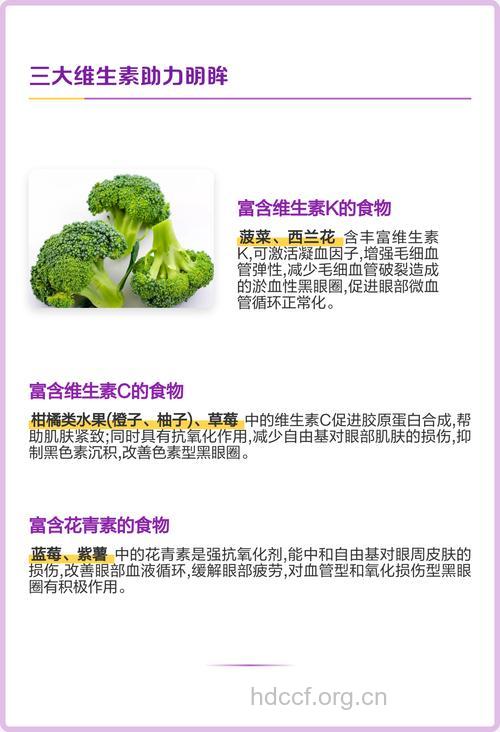 有助祛除黑眼圈的五大食物